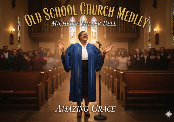 Michelle Miller Bell and Michael Bell Unite in Powerful Worship on “Old School Church Medley – Amazing Grace”