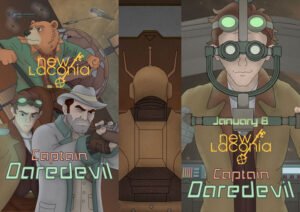 Ukrainian Metal Project New Laconia Unveils Animated Sci-Fi Music Video “Captain Daredevil”