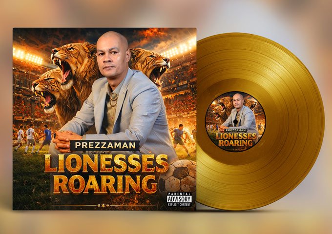 “Lionesses Roaring” by Prezzaman Celebrates England’s Women Football Heroes