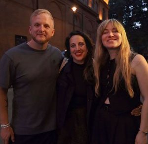 Dave Landers & Jo Perry with Olha Bilozir