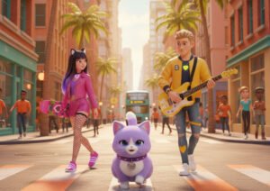 Meet Kawaii Cat: The Real Cat Behind Me Mes’ Yellow Heart Adventure