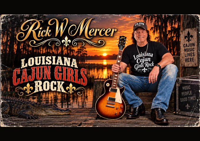 Rick W Mercer Turns Southern Rock Swagger Into a Cajun Celebration With “Louisiana Cajun Girls Rock”